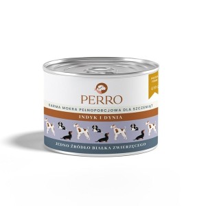 Nassfutter PERRO Junior Turkey and pumpkin Truthahn 410 g