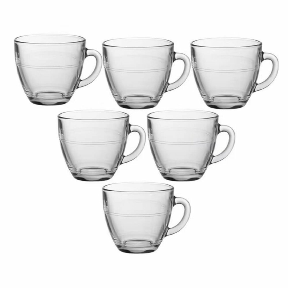 Satz von Kaffeetassen Duralex Gigogne 220 ml 22 cl 6 Stücke (6 Stück)