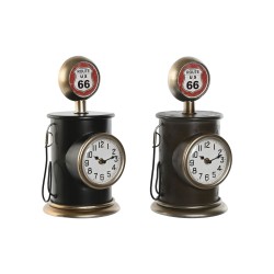 Table clock Home ESPRIT Multicolour Metal