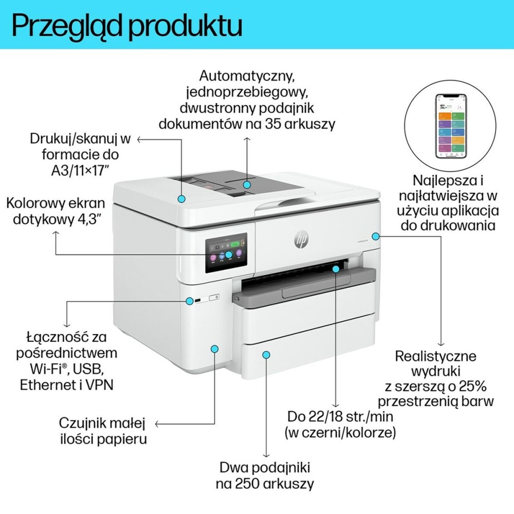 Multifunction Printer HP 537P6B686