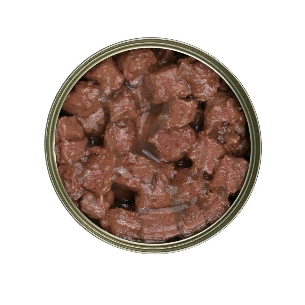 Katzenfutter Tuftuf Pieces of meat in sauce with beef Rind und Kalbfleisch 415 g