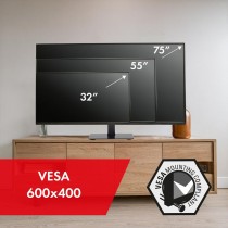 Support TV au sol MacLean MC-386 75" 40 kg