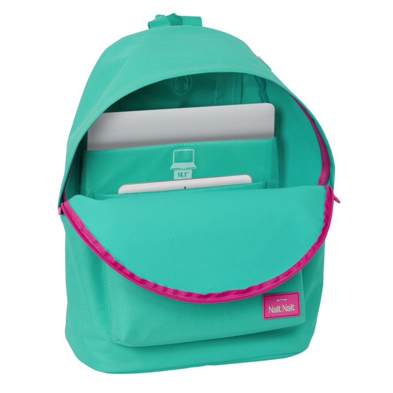 Sacoche pour Portable Nait Nait Mint Vert 31 x 41 x 16 cm