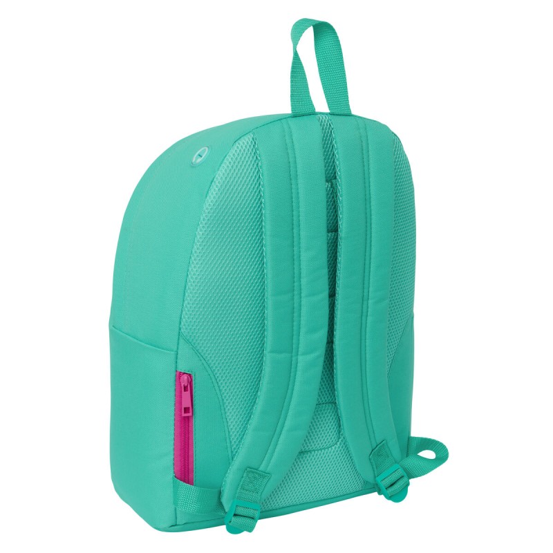 Laptop Backpack Nait Nait Mint Green 31 x 41 x 16 cm