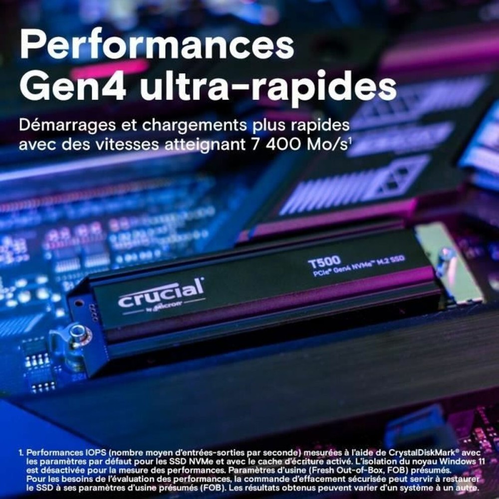 Disque dur Crucial 4 TB SSD