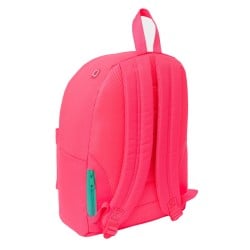 Laptop Backpack Nait Nait Fluor Pink 31 x 41 x 16 cm