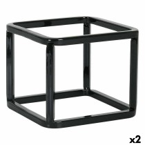 Kitchen Utensils Stand Inde Metal 12 x 12 x 10 cm Multi-purpose basket (2 Units)
