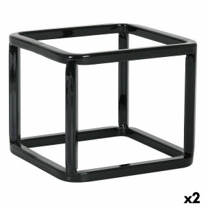 Kitchen Utensils Stand Inde Metal 12 x 12 x 10 cm Multi-purpose basket (2 Units)