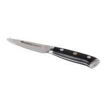 Schälmesser Quttin Damaskus Schwarz Silberfarben Edelstahl 9 cm (2 Stück)