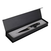 Schälmesser Quttin Damaskus Schwarz Silberfarben Edelstahl 9 cm (2 Stück)