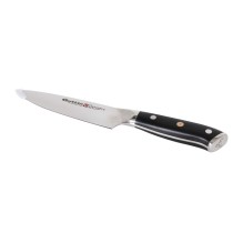 Küchenmesser Quttin DAMASKUS Schwarz Silberfarben 15 cm (2 Stück)