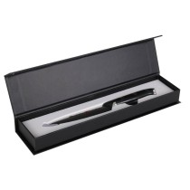 Küchenmesser Quttin Damaskus Schwarz Silberfarben 12 cm (2 Stück)