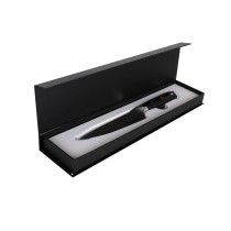 Küchenmesser Quttin DAMASKUS Schwarz Silberfarben 15 cm (2 Stück)