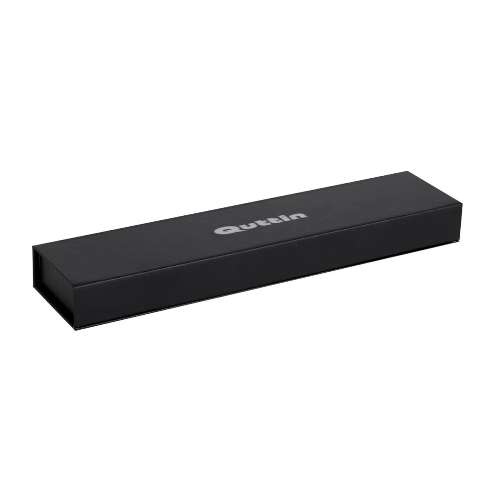 Küchenmesser Quttin Damaskus Schwarz Silberfarben 12 cm (2 Stück)