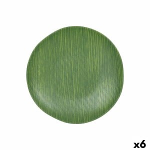 Flacher Teller grün Ø 26 cm (6 Stück)