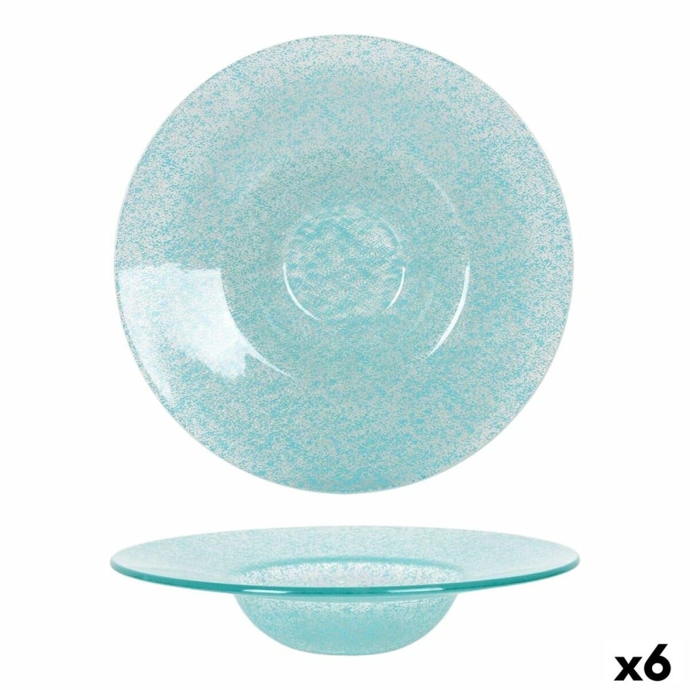 Suppenteller Samaritaine türkis Ø 24 cm (6 Stück)