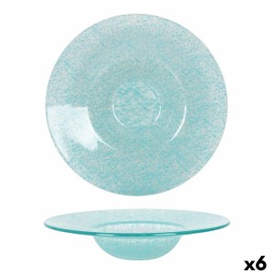 Suppenteller Samaritaine türkis Ø 24 cm (6 Stück)