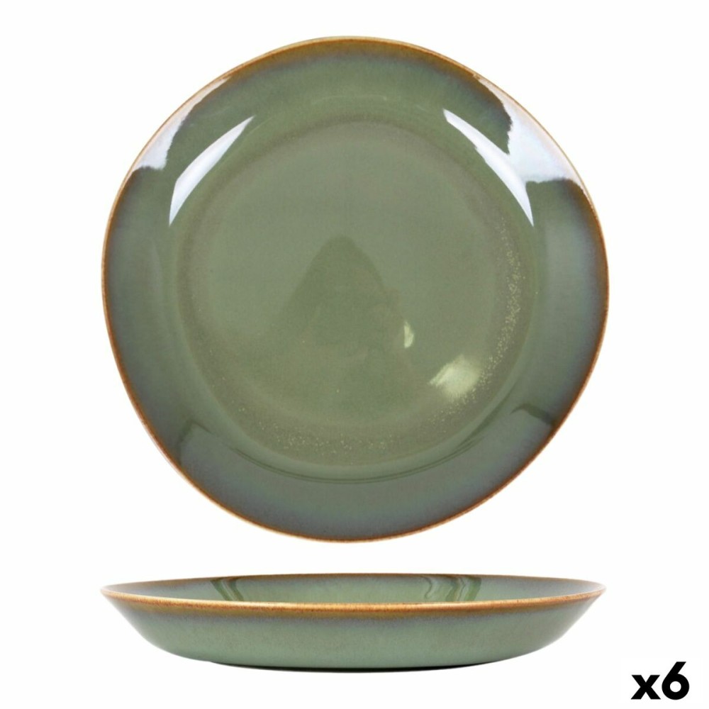 Assiette creuse Duomo Vert Ø 23 cm (6 Unités)