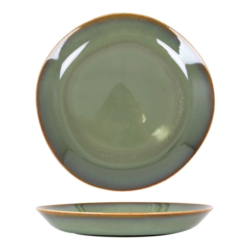 Deep Plate Duomo Green Ø 23 cm (6 Units)