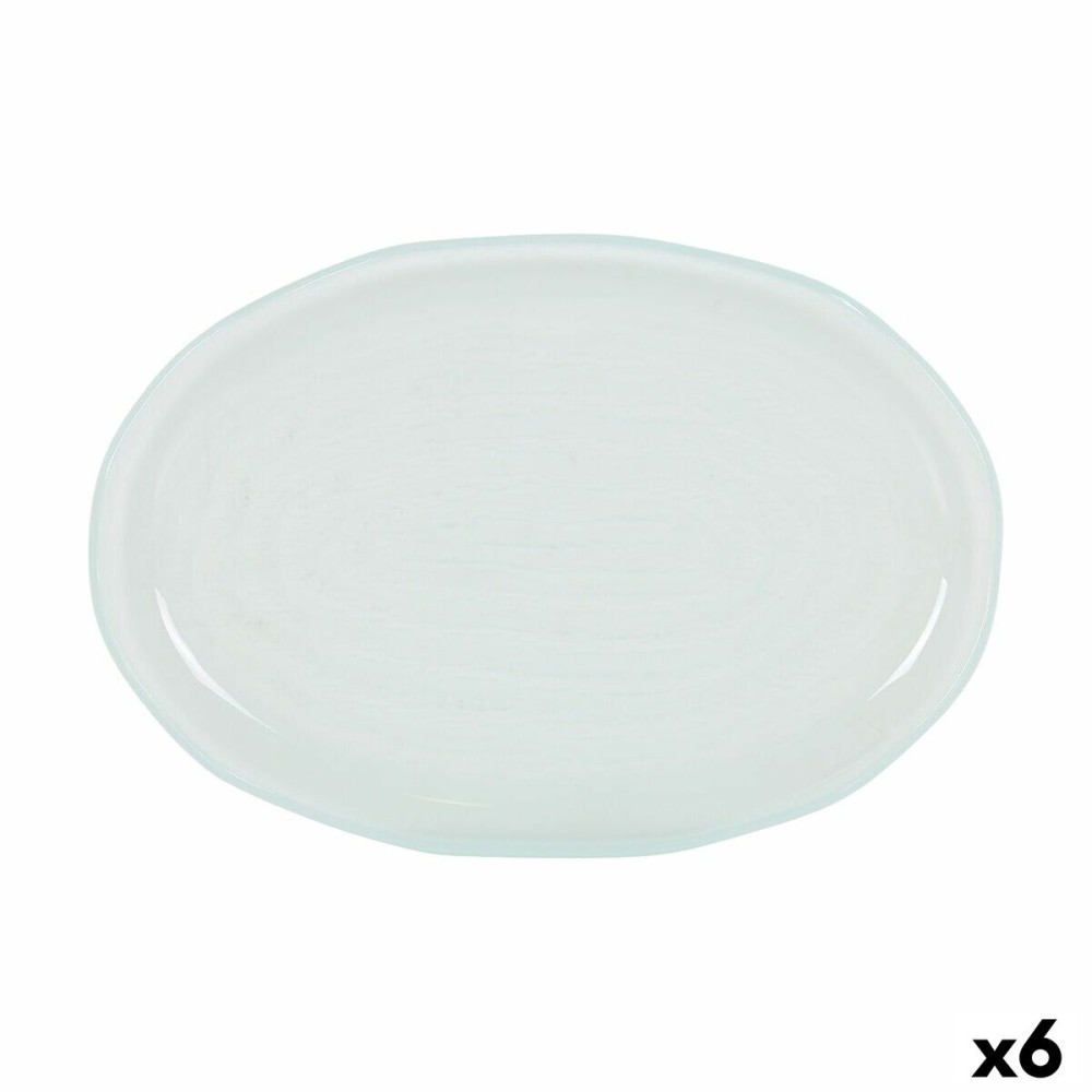 Tablett für Snacks Oval 23 x 16 cm (6 Stück)