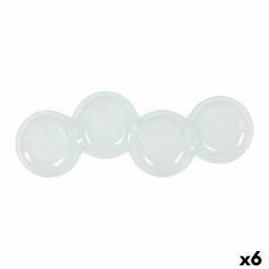 Tablett für Snacks 37 x 11 cm (6 Stück)