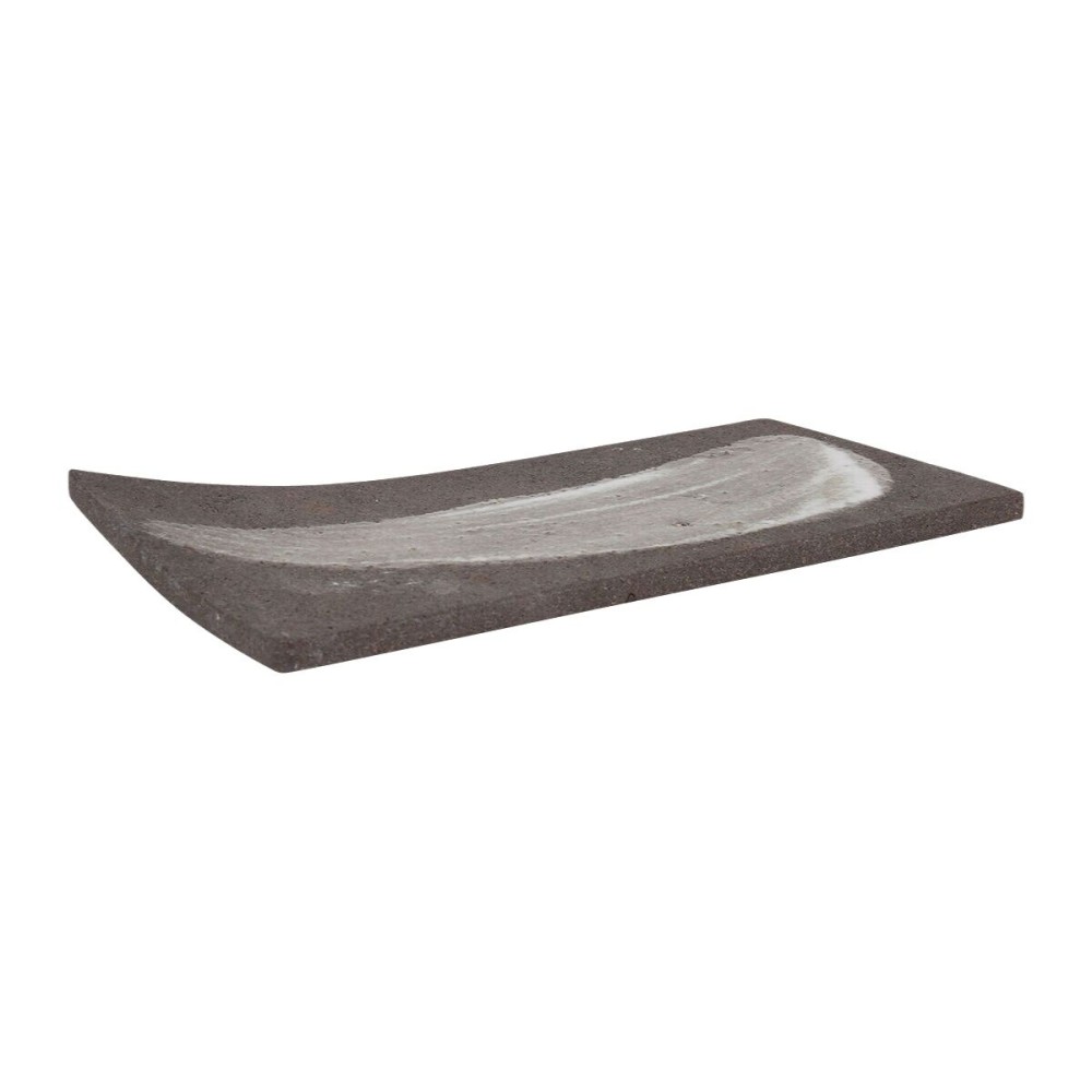 Tablett für Snacks Krakatoa rechteckig 24 x 12 x 1 cm (3 Stück)
