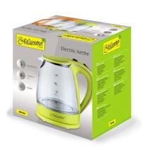 Wasserkocher Feel Maestro MR-064 grün Durchsichtig Glas 2000 W 1,7 L