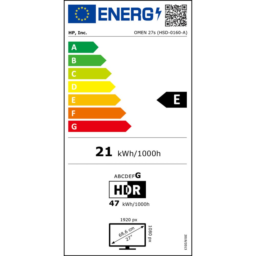 Câble HDMI HP 780G5E9 Noir sRGB