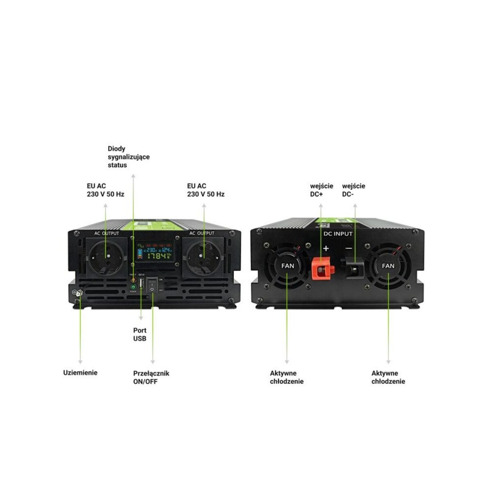 Converter Green Cell INVGC12P2000LCD 2000 W