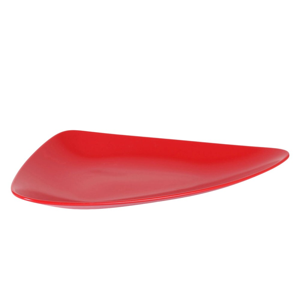 Tablett für Snacks aus Keramik Rot 41 x 24 x 5 cm (6 Stück)