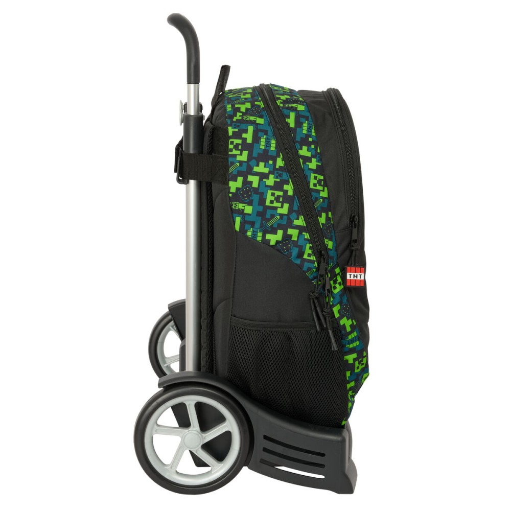 School Rucksack with Wheels Minecraft Tnt Multicolour 32 x 44 x 16 cm