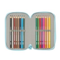 Triple Pencil Case Furby Blue 12,5 x 19,5 x 5,5 cm 37 Pieces