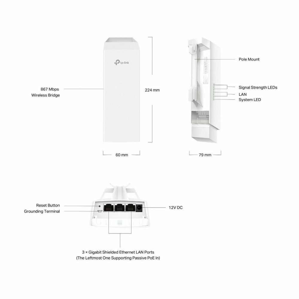 Schnittstelle TP-Link EAP211-BRIDGE KIT Weiß
