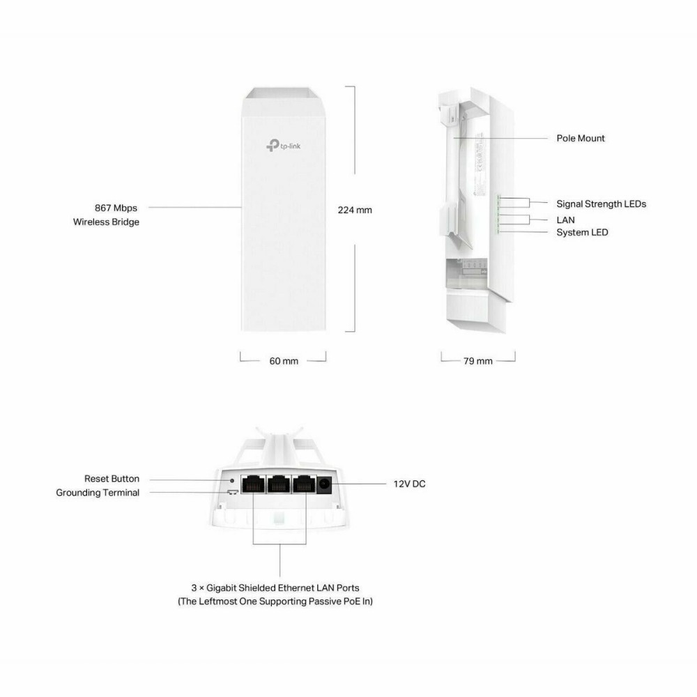 Schnittstelle TP-Link EAP211-BRIDGE KIT Weiß