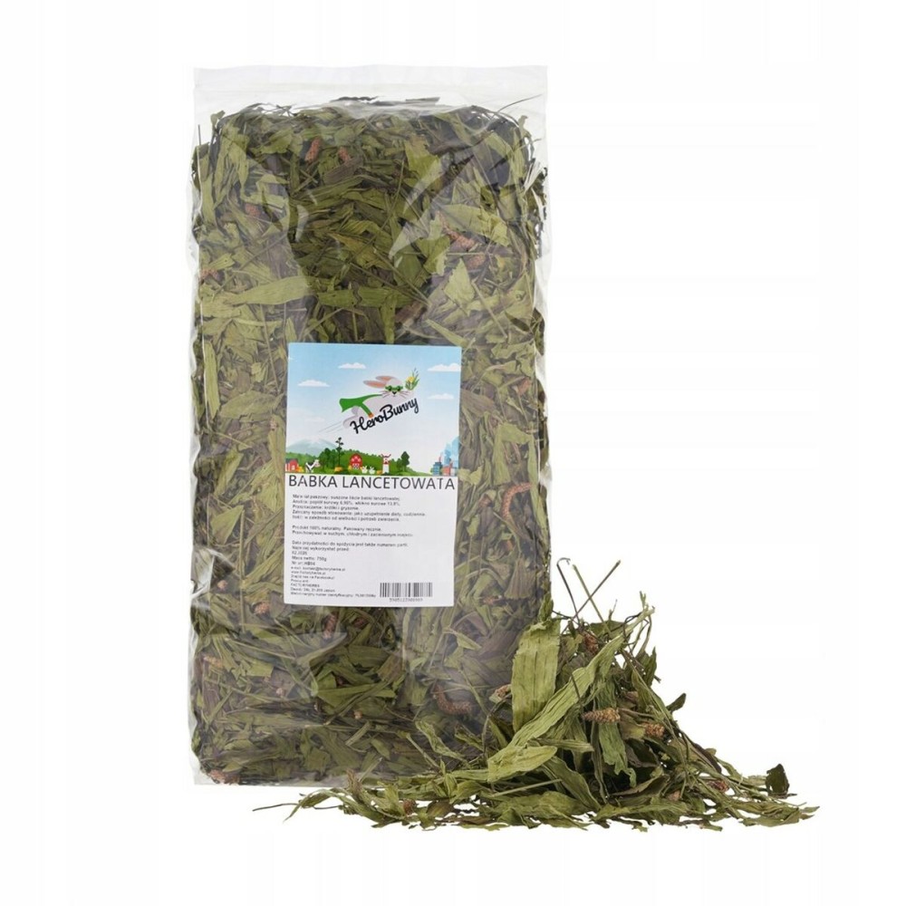Fodder Factoryherbs Plantain leaf Hamster Rodents Birds 750 g