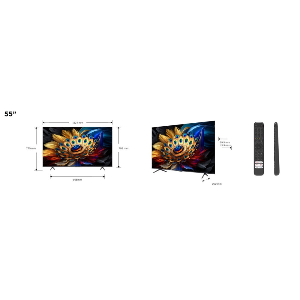 Smart TV TCL 55C61B 55" 4K Ultra HD LED HDR D-LED