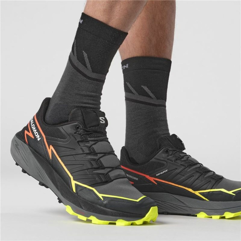 Chaussures de Running pour Adultes Salomon Thundercross Noir