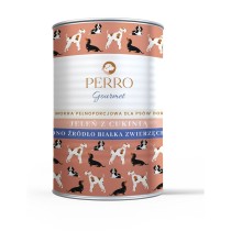 Alimentation humide PERRO Gourmet Deer with zucchini Cerf 400 g