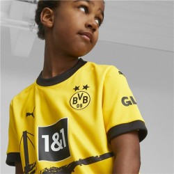 Maillot de Football à Manches Courtes pour Enfants Puma BVB Home Jersey Replica Jr (116 cm)