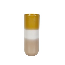 Vase Romimex Yellow Beige Ceramic 13 x 35 x 13 cm