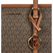 Damen Handtasche Michael Kors 35S0GTVT1V-BROWN Braun 35 x 25 x 13 cm