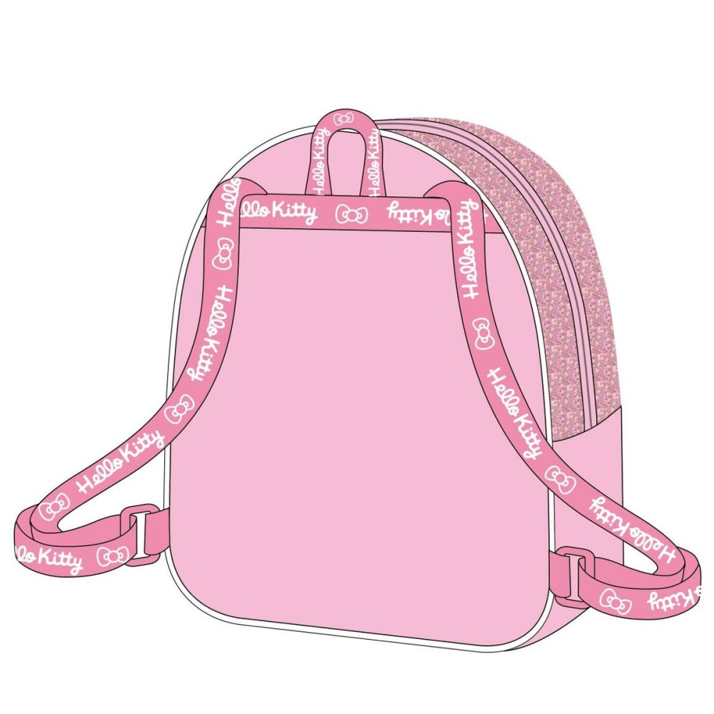 Sac à dos enfant Hello Kitty Rose 20 x 23 x 8 cm