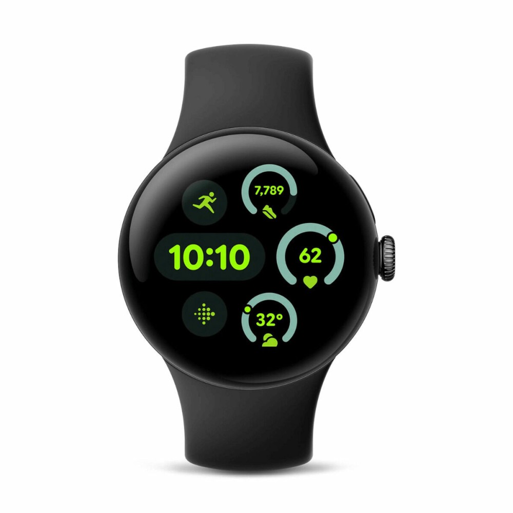 Smartwatch Google Schwarz Silberfarben 41 mm