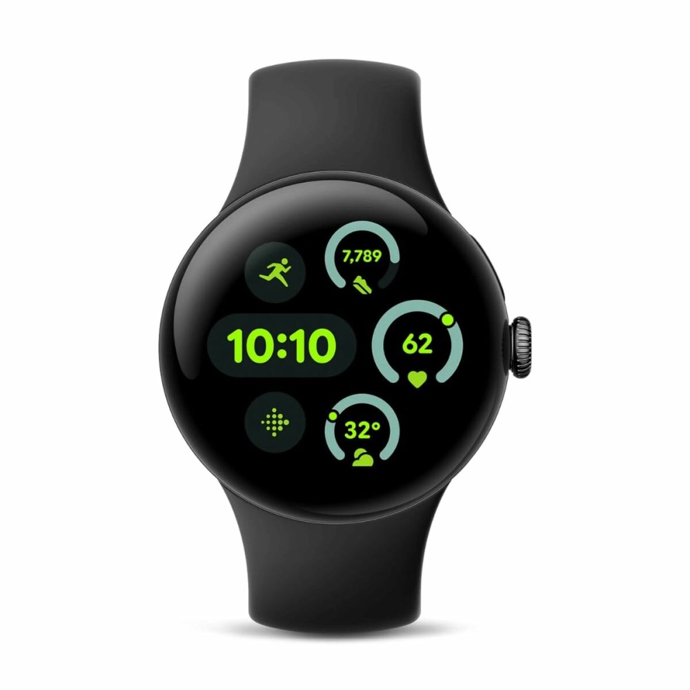 Smartwatch Google Schwarz Silberfarben 41 mm