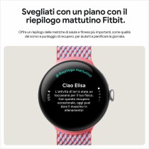 Smartwatch Google Schwarz Silberfarben 41 mm