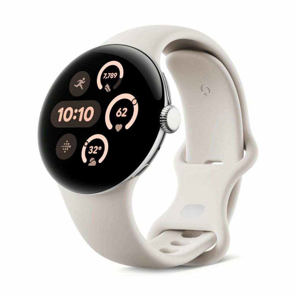 Montre intelligente Google Beige Argenté 41 mm
