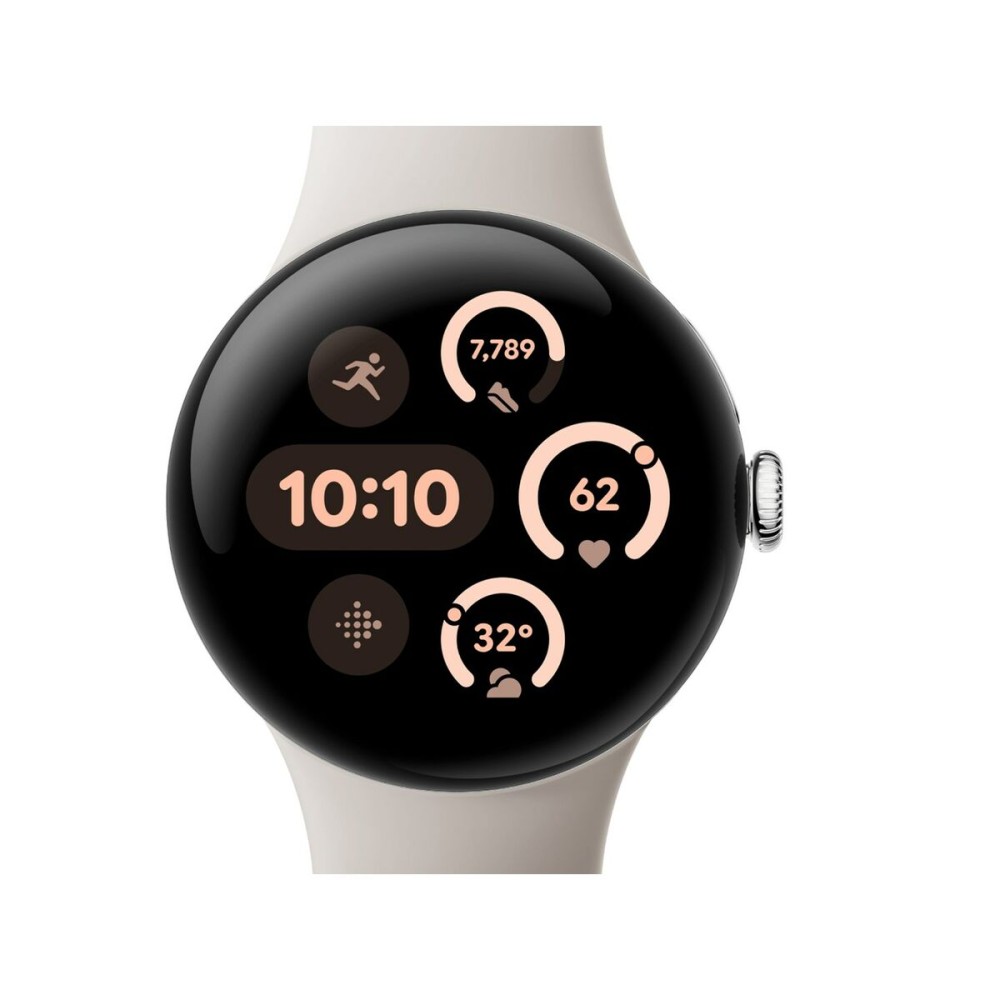 Montre intelligente Google Beige Argenté 41 mm
