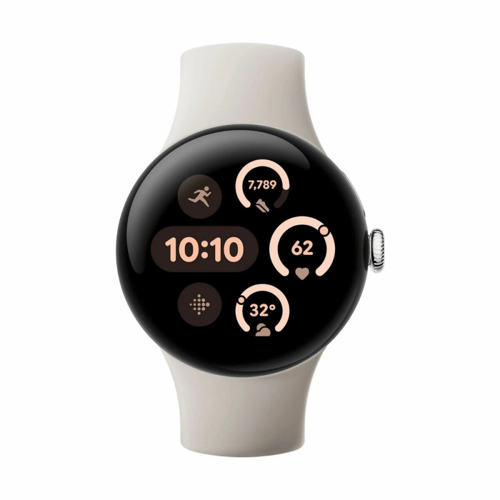 Montre intelligente Google Beige Argenté 41 mm