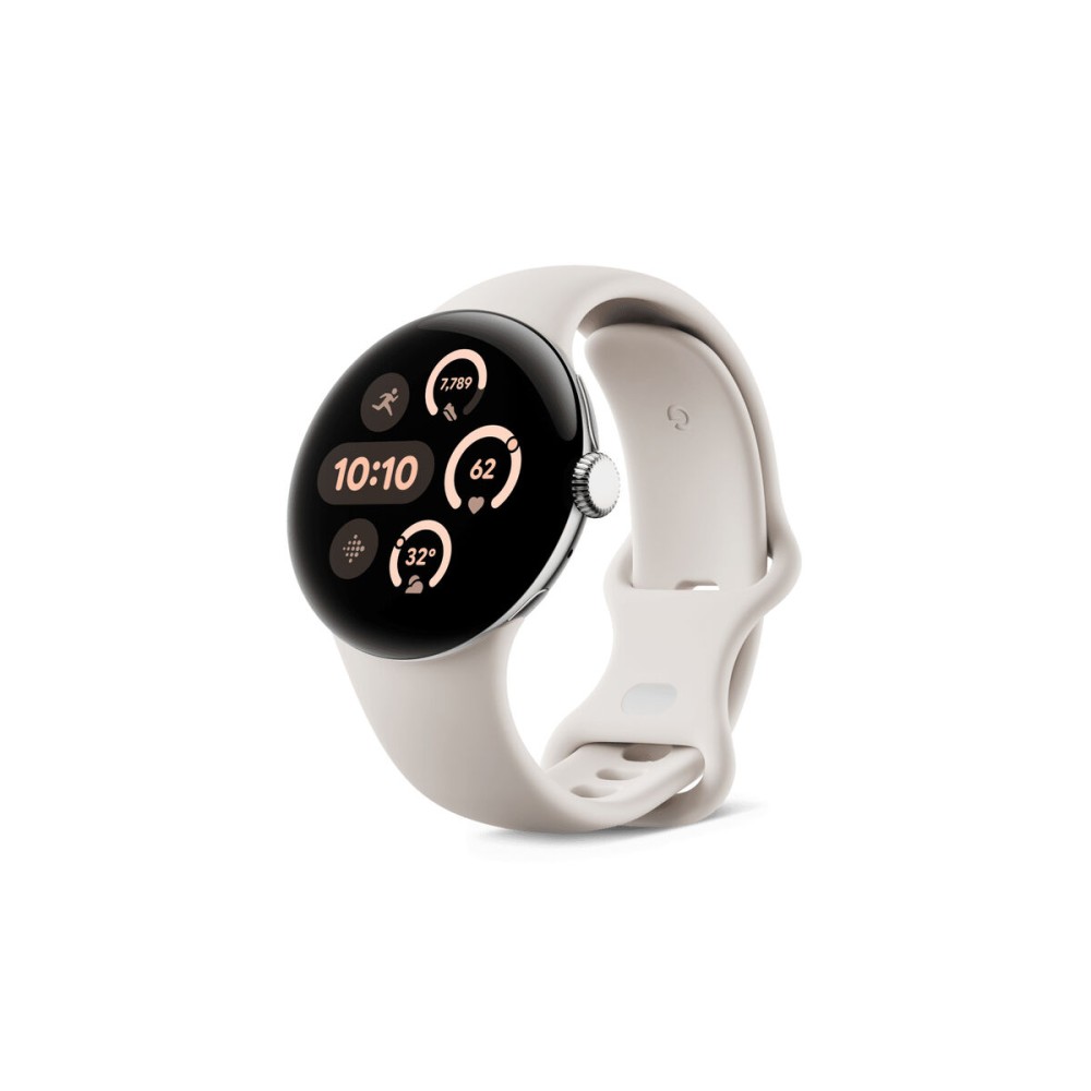Montre intelligente Google Beige Argenté 41 mm