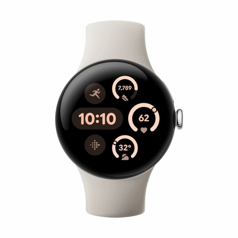 Montre intelligente Google Beige Argenté 41 mm